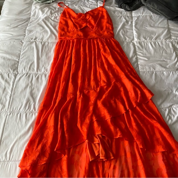 Fashion to Figure Aria Hi-Lo Floral Dress - Picture 5 of 8